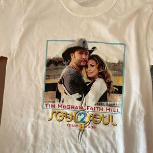 Tim McGraw and Faith Hill soul to soul tour t-shirt 2006
